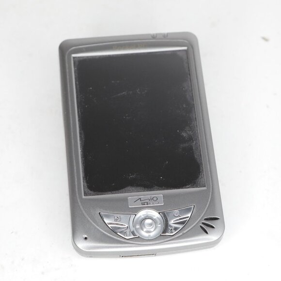 Mitac Mio 168 PocketPC DigiWalker GPS MP3 Player Silver 2005 Retro Tech UNTESTED - Picture 1 of 9
